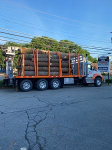 Logs on Truck